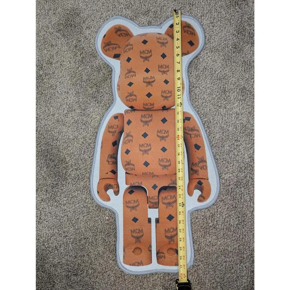 NEW Hypebeast MCM Monogram x Bearbrick Figure Rug 31